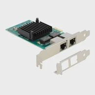 DELOCK Mrežna kartica PCIe x1, 2× RJ45 Gigabit LAN, Intel i350