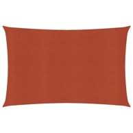 Jedro za zaštitu od sunca 160 g/m² terakota 2 x 3,5 m HDPE