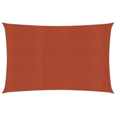 Jedro za zaštitu od sunca 160 g/m² terakota 2 x 3,5 m HDPE