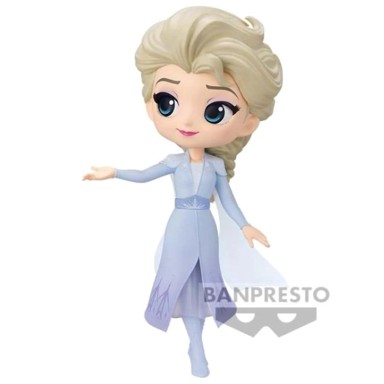 BANPRESTO Figura Disney Frozen 2 Elsa Q Posket, 14 cm