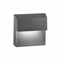 Vanjska zidna svjetiljka Krypton, LED, 6W, 3000 K, 751 lm, IP54, NL752250, tamno siva