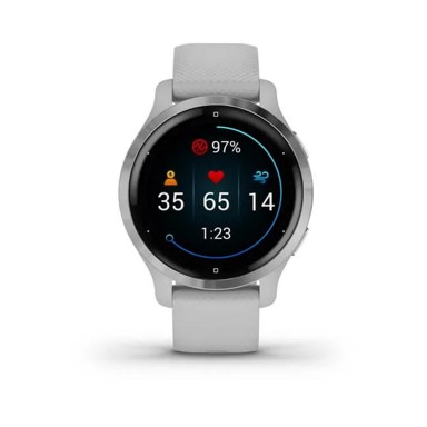 GARMIN Pametni sat Venu 2s, srebrni, silikonski remen