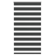 Zavjesa zebra crna 90x100 cm širina tkanine 85,9 cm poliester