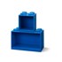 LEGO Set od 2 dječje plave zidne police Brick