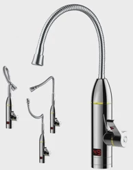 TAVALAX Protočni bojler Flexible sa savitljivom slavinom, bijeli