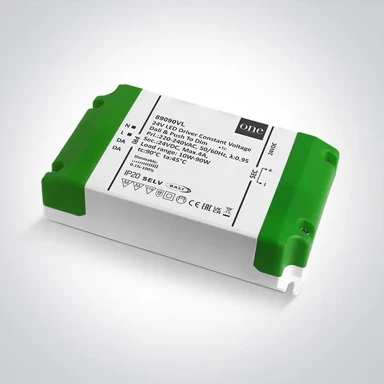 ONE LIGHT Dimabilni led driver dali & push to dim 24v dc 10-90w dm89090vl