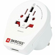 SKROSS Adapter World To UK USB, bijela