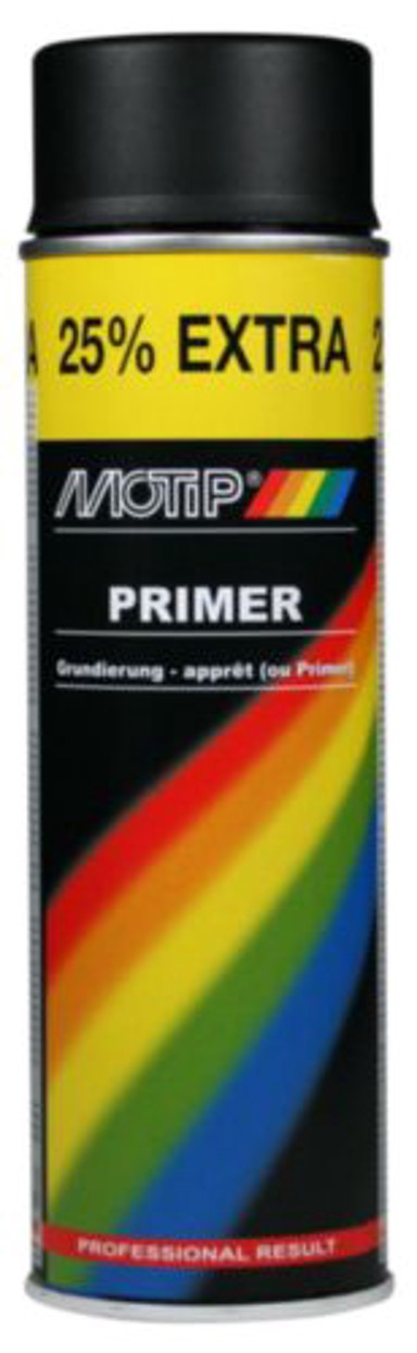 MOTIP Primer akrilni temeljni premaz za automobile crni 500 ml mat