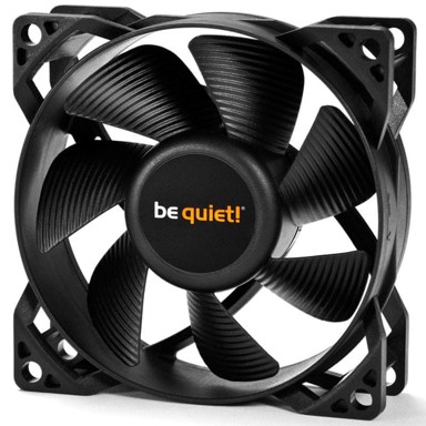 BE QUIET! Ventilator Pure Wings 2, 80 mm, crni