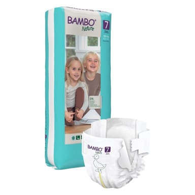 BAMBO NATURE Dječje pelene 3XL veličina 7