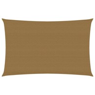 Jedro za zaštitu od sunca 160 g/m² smeđe-sivo 3 x 5 m HDPE