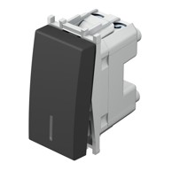 Prekidač 1-polni 16AX 250 V~ 1M SB, crni indikator