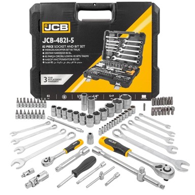 Set ključeva, nasadnih ključeva, bitova 1/2'' 1/4'' 82 komada u kutiji