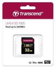 TRANSCEND Memorijska kartica 700S, 32GB, Class 10, UHS-II, U3, V90, SDHC