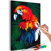 Slika za samostalno slikanje Parrot 40x60