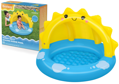 BESTWAY Madrac za plažu na napuhavanje 43024, srebrni, 188x71 cm