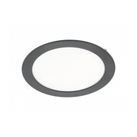 Ugradbeni okrugli LED panel ORIS, 13W, crna, 4000K