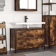 Kupaonski ormarić za lavabo-umivaonik s ladicama, 90x34 5x60 cm