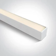 Nadgradna svjetiljka DM38161A/W/W, LED UGR19, 50 W, 3000 K, IP20, 230 V, bijela