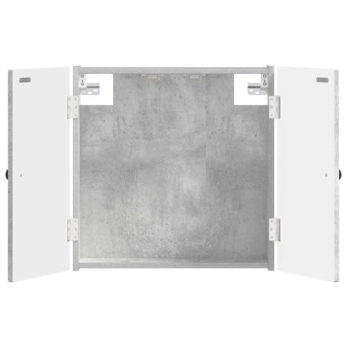 Kabinet za mete EDE, betonska siva, 52,5 × 10,5 × 53,5 cm