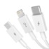 BASEUS Kabel, Superior Series, 3u1, USB na micro USB / USB-C / Lightning, 3.5A, 1.2m 