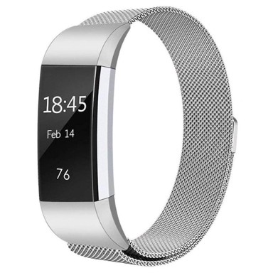 BStrap Milanese (Large) remen za Fitbit Charge 2, silver