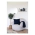  HOUSE NORDIC Tamno plava deka od recikliranog pamuka, 130x170 cm, Santos