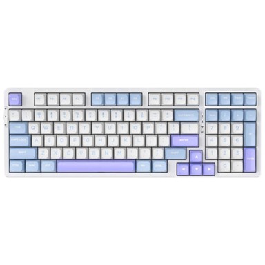 VGN Gaming tipkovnica V98Pro V2, Crystal Wine - Sea Salt, US Layout
