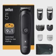 BRAUN Set za njegu 9-u-1, crni