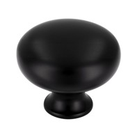 SIRO Ručka za namještaj okrugla mat crna 32pb