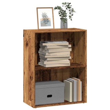 Regal za knjige boja starog drva 60x30x77 cm konstruirano drvo