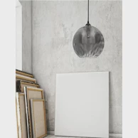 NOVA LUCE Visilica Jerardo NL8436423, E27, IP20, dimljena i crna