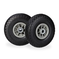 NORTHIX Kotači za kolica, 2 kom, PU guma, bezzračni, otporni na probijanje