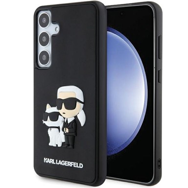 KARL LAGERFELD Maskica originalna za Samsung Galaxy S24, KLHCS24S3DRKCNK 3D 