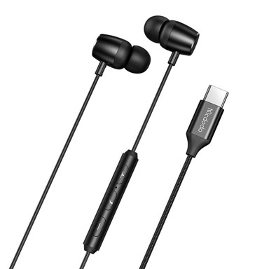 MCDODO Žičane slušalice HP-1050, in-ear, USB-C, crne