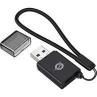 CONCEPTRONIC Čitač kartica USB-A 3.0 na TF/MicroSD 3.0, crni