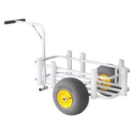 VEVOR Kolica za ribolov nosivosti 90,7 kg, kotači 330 mm, 7 držača štapova