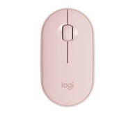 LOGITECH Miš M350 Pebble, bežični, rozi