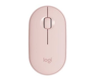 LOGITECH Miš M350 Pebble, bežični, rozi