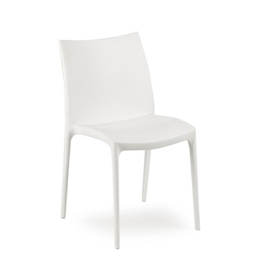 IPAE PROGARDEN Plastična stolica Zip 46x54x82 bijela