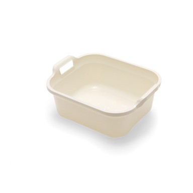 ADDIS Plastični lavor s dvije ručke, 39 x 32 x 14 cm, krem