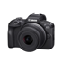 CANON Mirrorless fotoaparat EOS R100, RF-S 18-45mm F4.5-6.3 IS STM + RF-S 55-200mm F5-7.1 IS STM Kit, crni