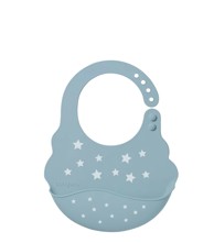 BABYONO Silikonski podbradak, Stars