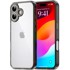 Futrola za Apple iPhone 17 sa zaštitom za kameru, prozirna s crnim okvirom