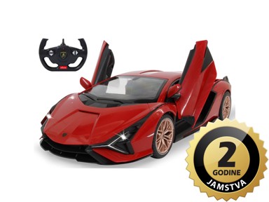 JAMARA Auto na daljinsko upravljanje Delux Lamborghini Sián FKP 37, crveni, 1:14