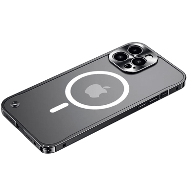 SYMFONY Maskica za iPhone 14, Metalna magnetska MagSafe, crna