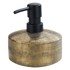 WENKO Keramički dozator za sapun ručno oslikan u zlatnoj boji Rivara, 400 ml