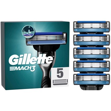 GILLETTE Zamjenske oštrice s tri oštrice, 5 kom