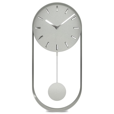 MEBUS Zidni sat 12912 grey Quartz Pendulum