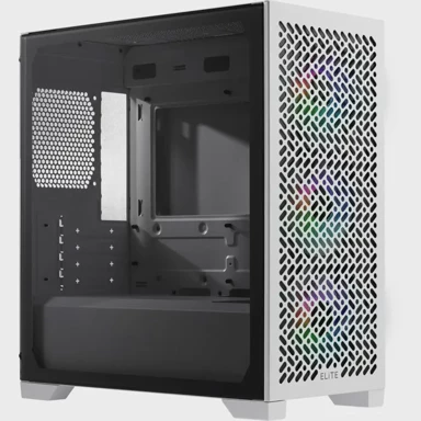 COOLER MASTER Kućište Elite 302, tower, bijelo, kaljeno staklo